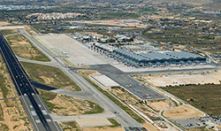 Vista a&eacute;rea del aer�dromo